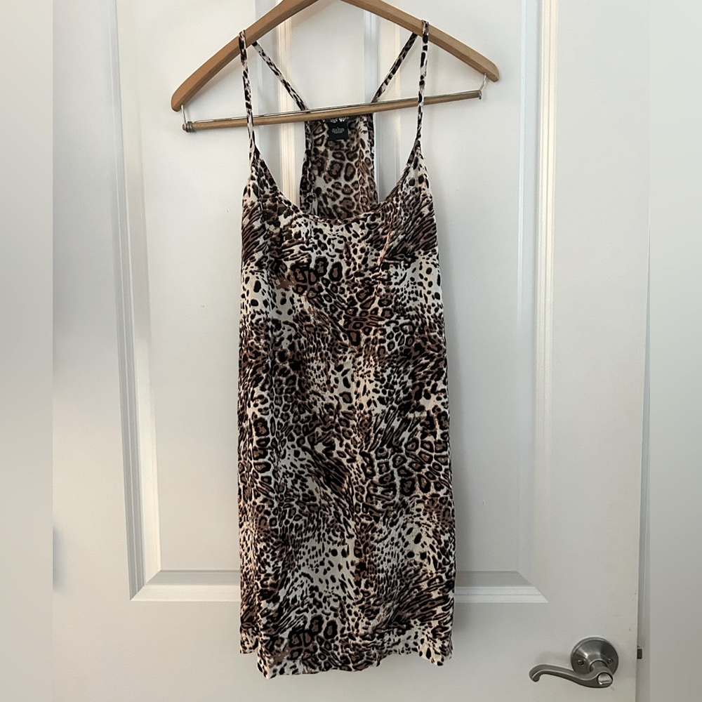 Racer back tank top, animal, print